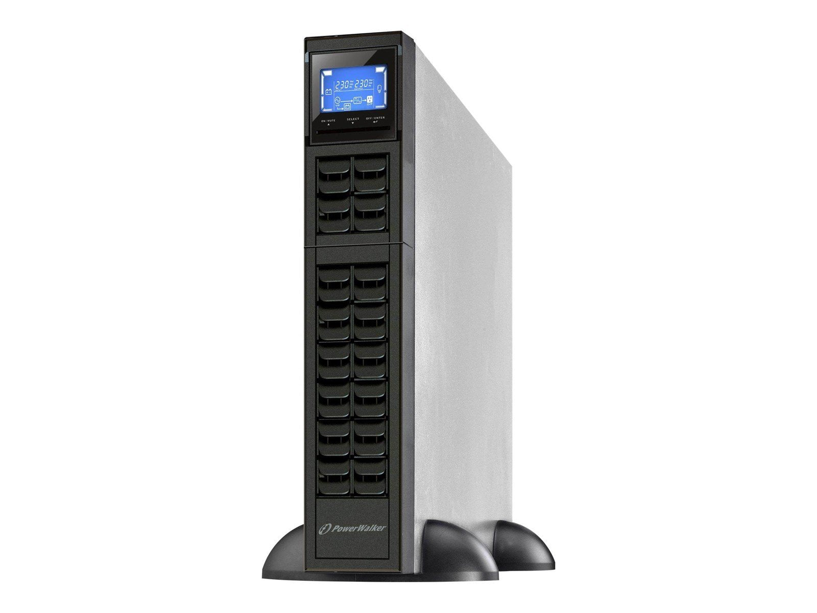 BlueWalker 10122000 - PowerWalker VFI CRM LCD - 1000VA/800W - Double Conversion Online UPS