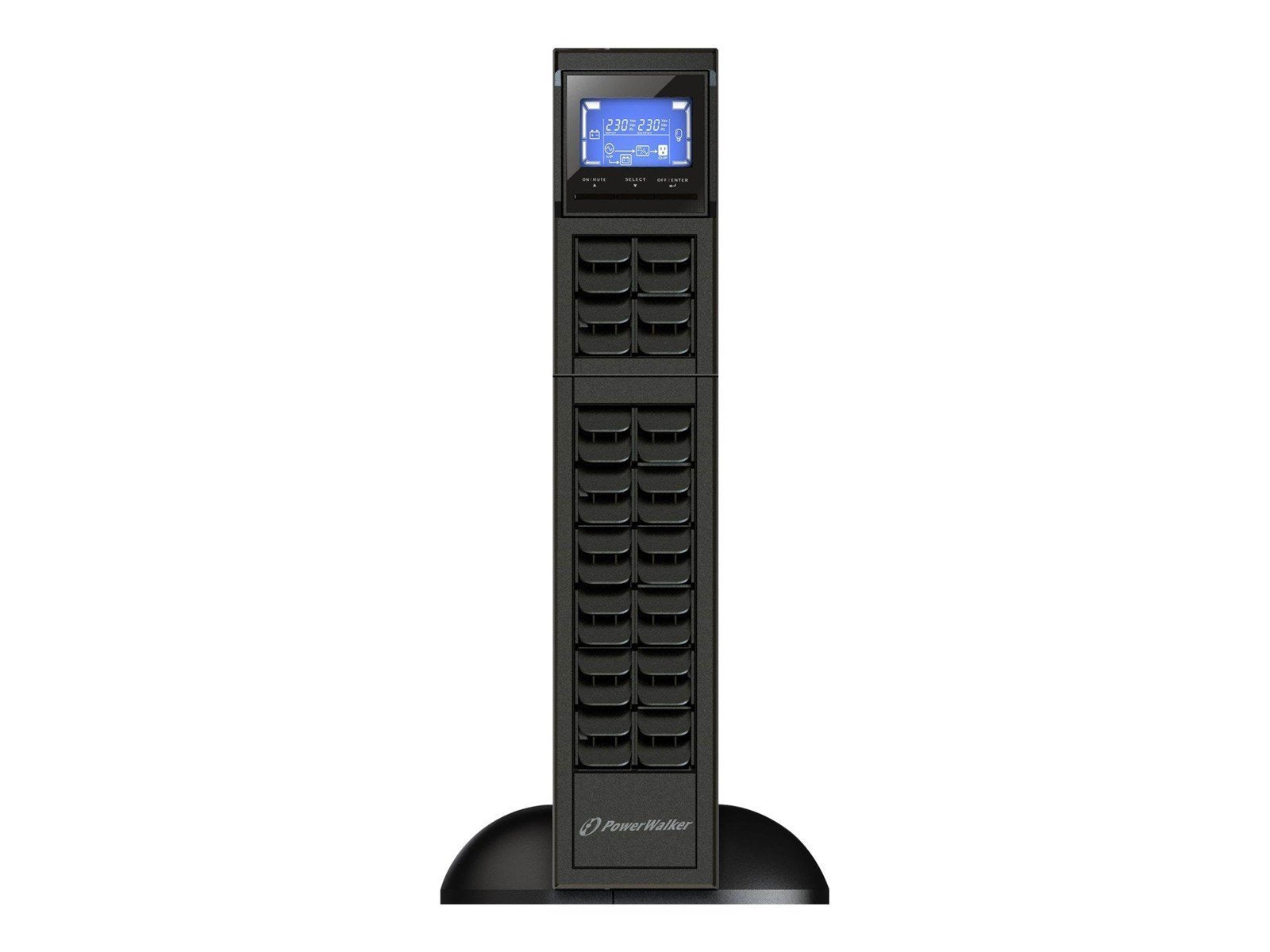 BlueWalker 10122000 - PowerWalker VFI CRM LCD - 1000VA/800W - Double Conversion Online UPS