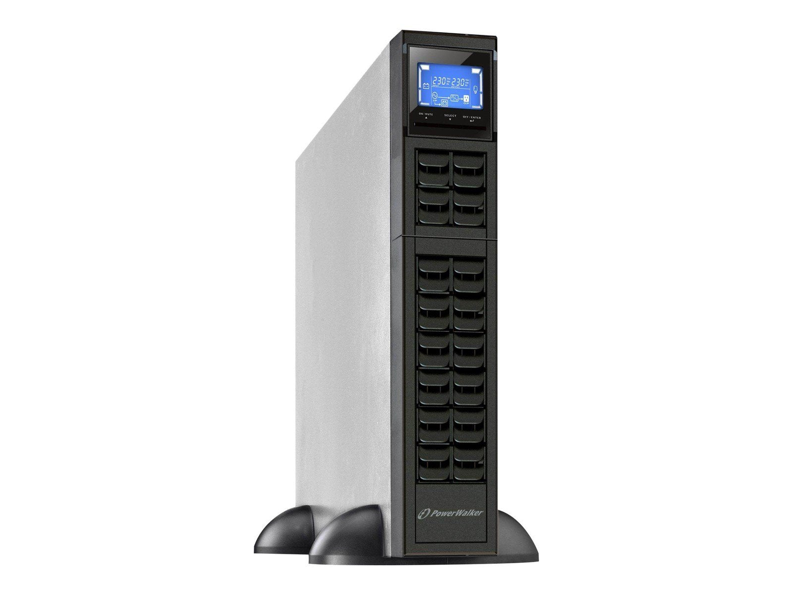 BlueWalker 10122000 - PowerWalker VFI CRM LCD - 1000VA/800W - Double Conversion Online UPS