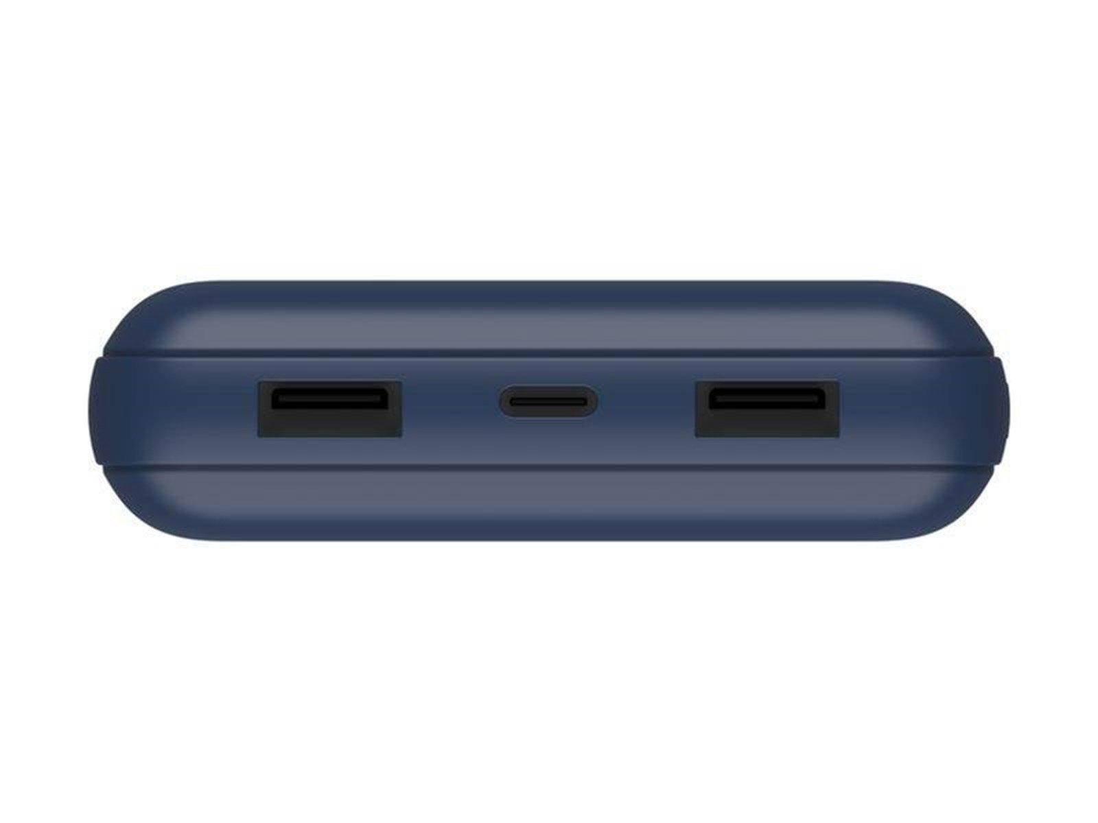 Belkin Power Bank 20K USB-A and USB-C 15W blue Powerbank (Akku) - 20000 mAh