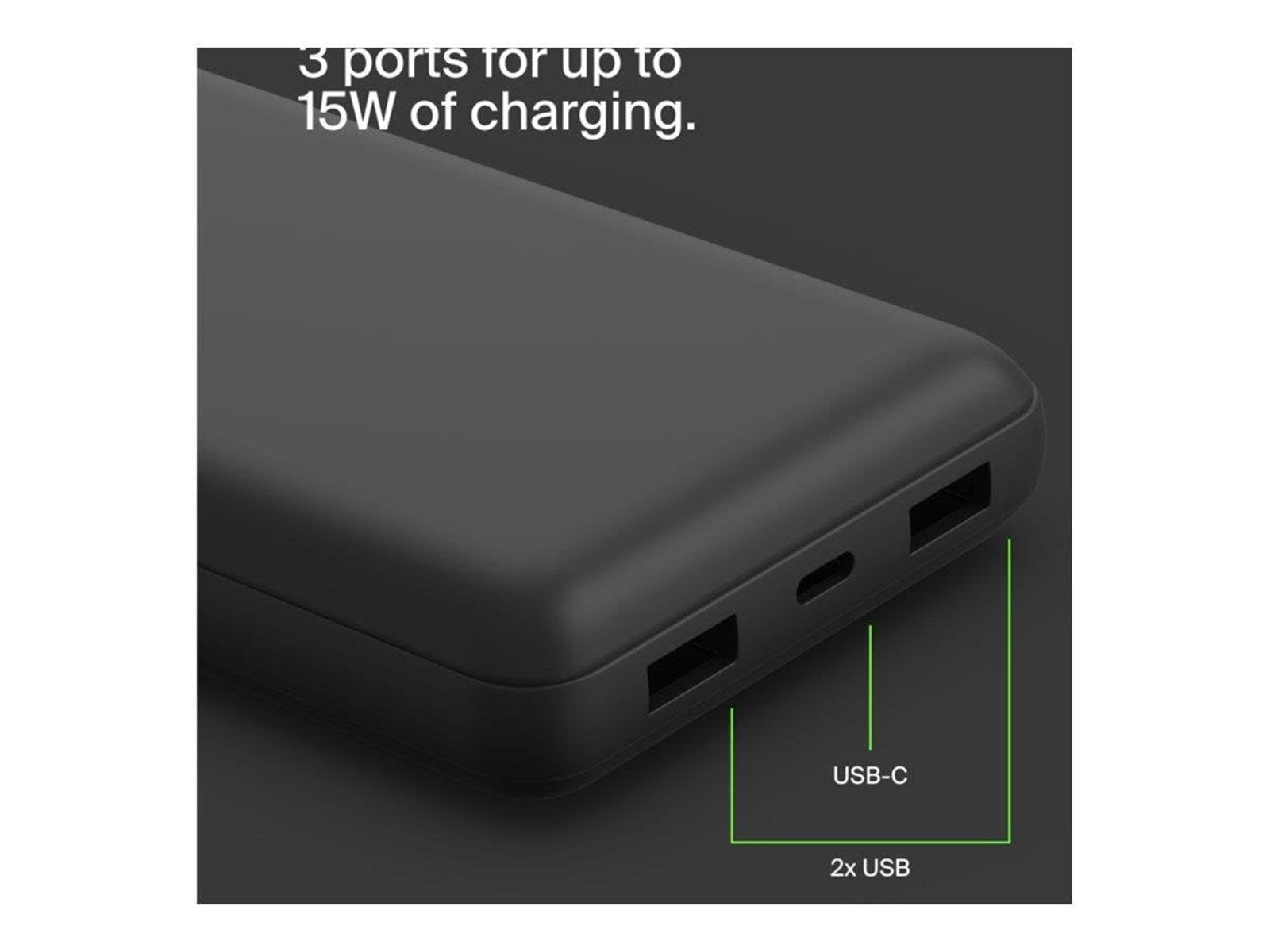 Belkin BOOST CHARGE Powerbank (Akku) - schwarz - 20000 mAh
