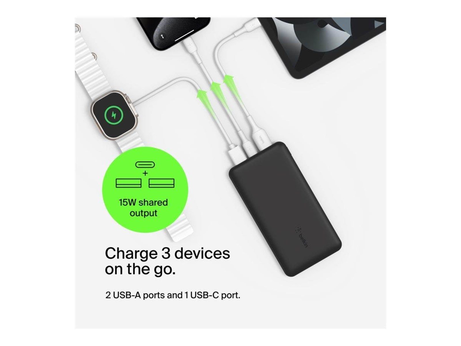 Belkin BOOST CHARGE Powerbank (Akku) - schwarz - 20000 mAh