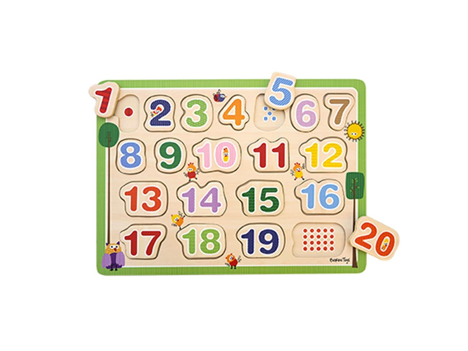 Barbo Toys Wacky Wonders - 123 puzzle