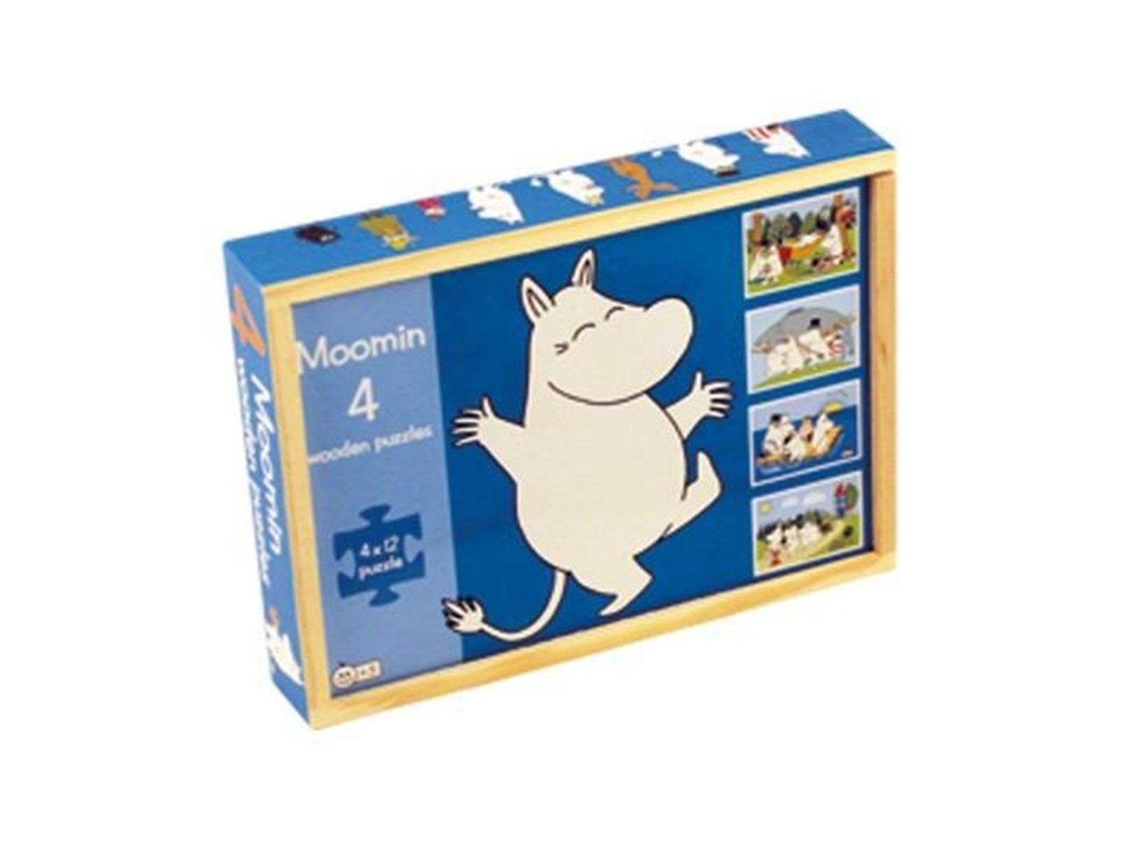 Barbo Toys Moomin - 4 wooden puzzles - Tammy