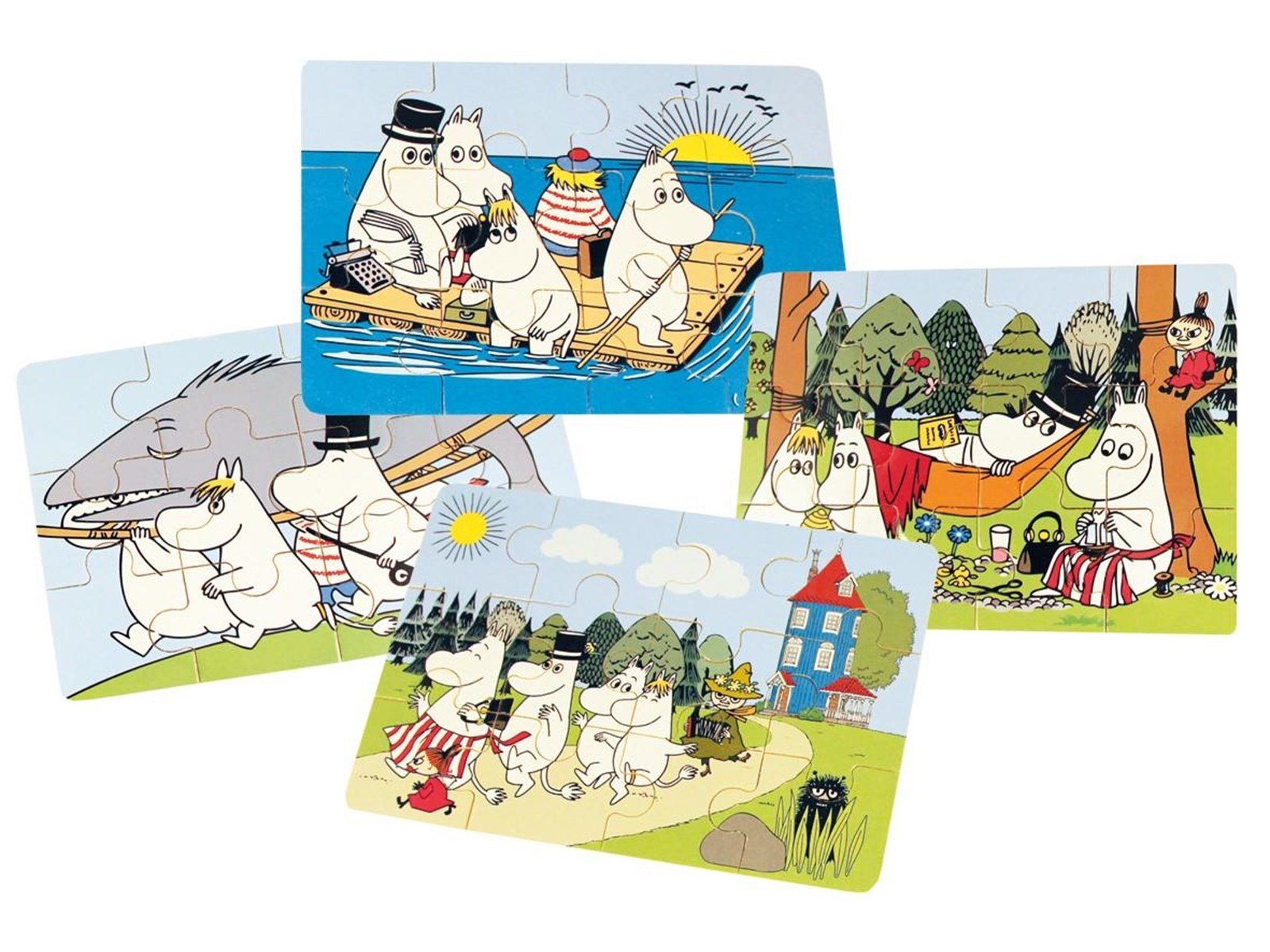 Barbo Toys Moomin - 4 wooden puzzles - Tammy