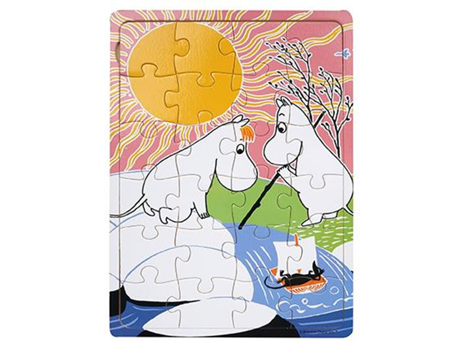 Barbo Toys Moomin - Wooden baby puzzles - Fishing