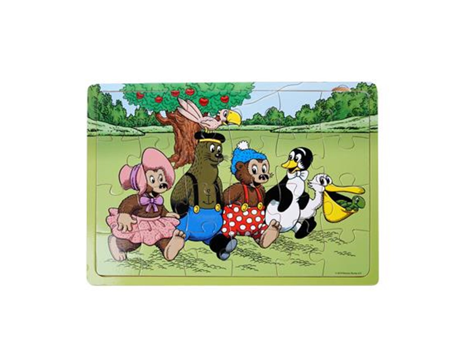 Barbo Toys Rasmus Klump - Wooden puzzles - Friends