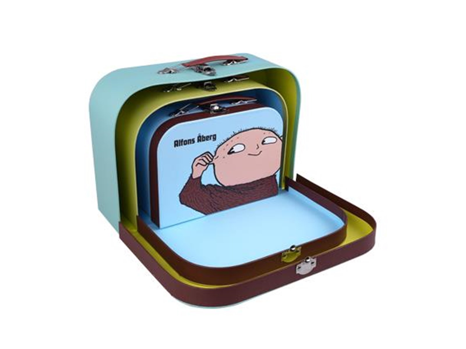 Barbo Toys Alfons Åberg 3 Suitcase Set
