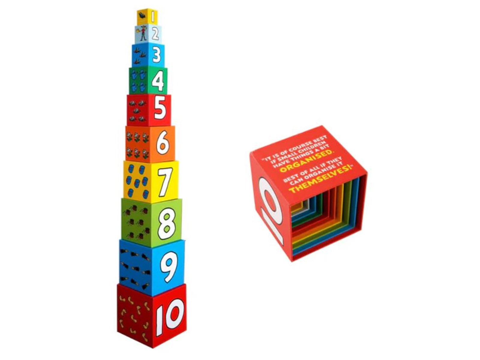 Barbo Toys Pippi Longstocking Stacking Cubes