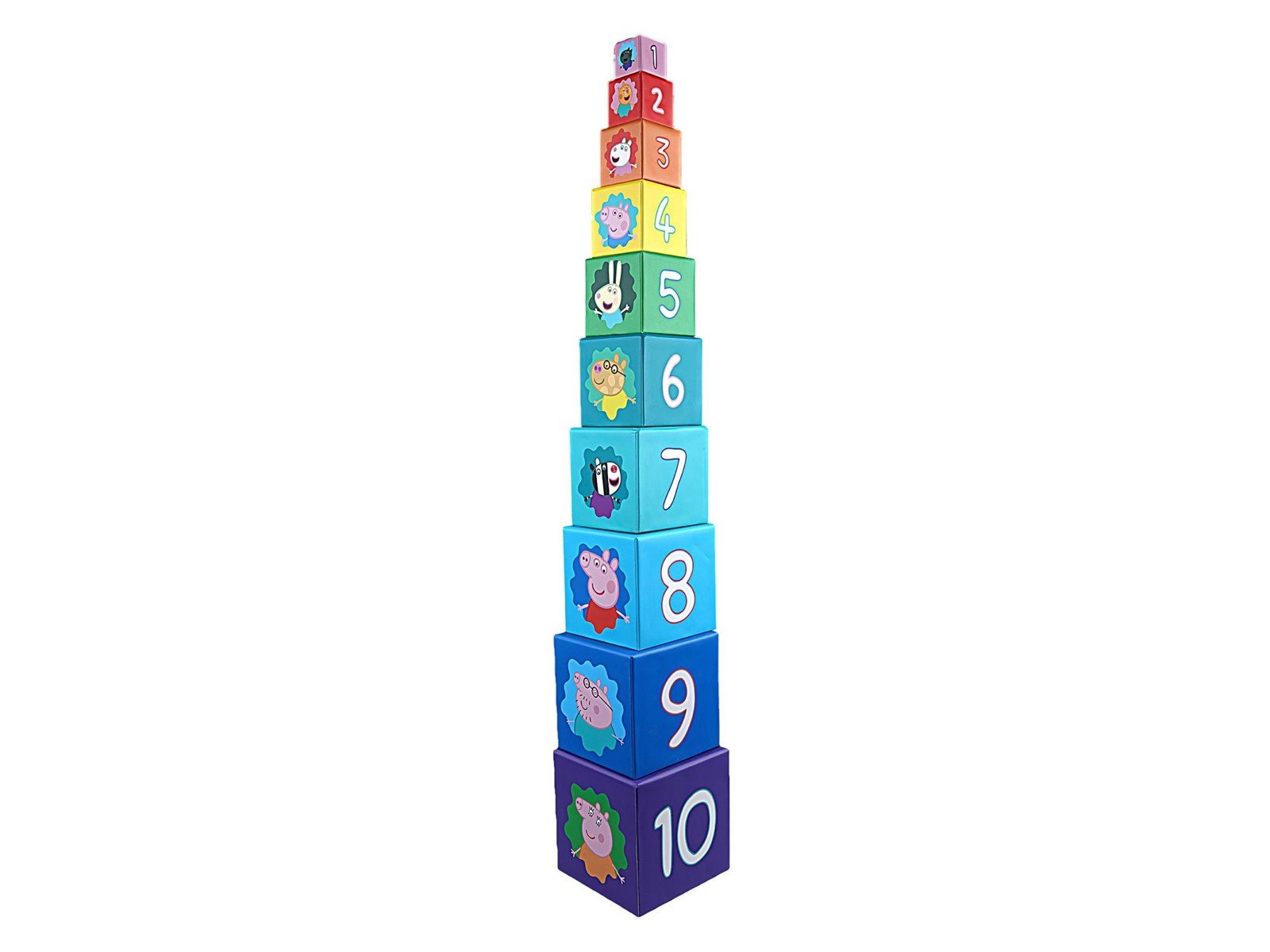 Barbo Toys Peppa Pig Stacking Cubes (10 cubes)
