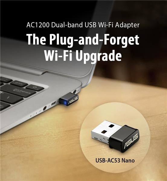 ASUS WL-USB USB-AC53 NANO USB WLan AC1200 Dongle