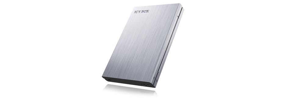 Geh. IcyBox USB 3.0 2,5" SATA3 HDD/SSD -&gt; PC/MAC Aluminium reta