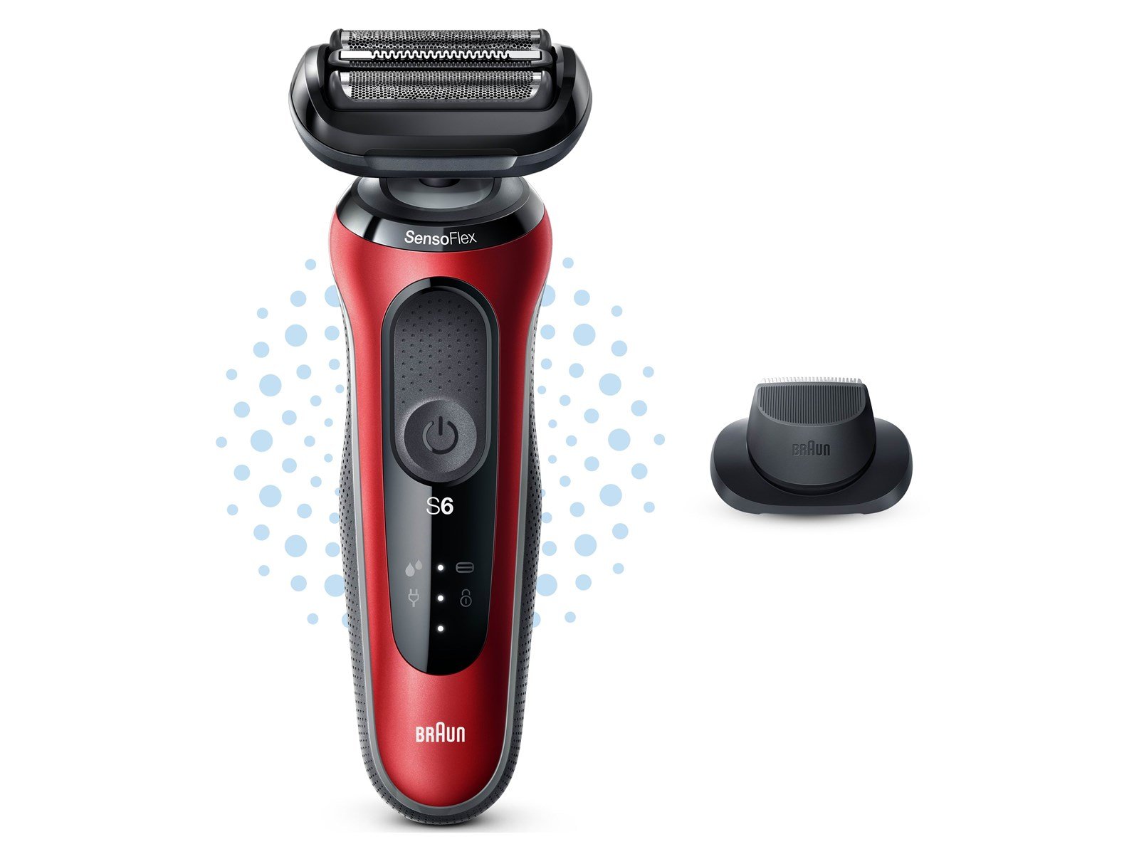 Braun Rasierapparate Series 6 - 61-R1200s - red