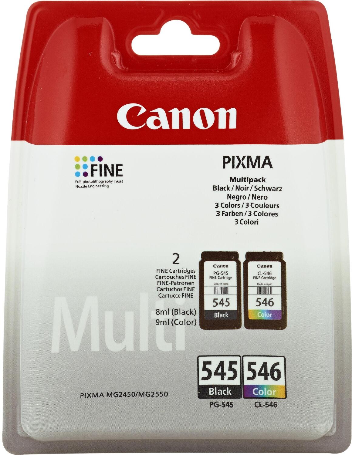 Canon Original PG-545/CL-546 Druckerpatronen - Multipack (8287B005)