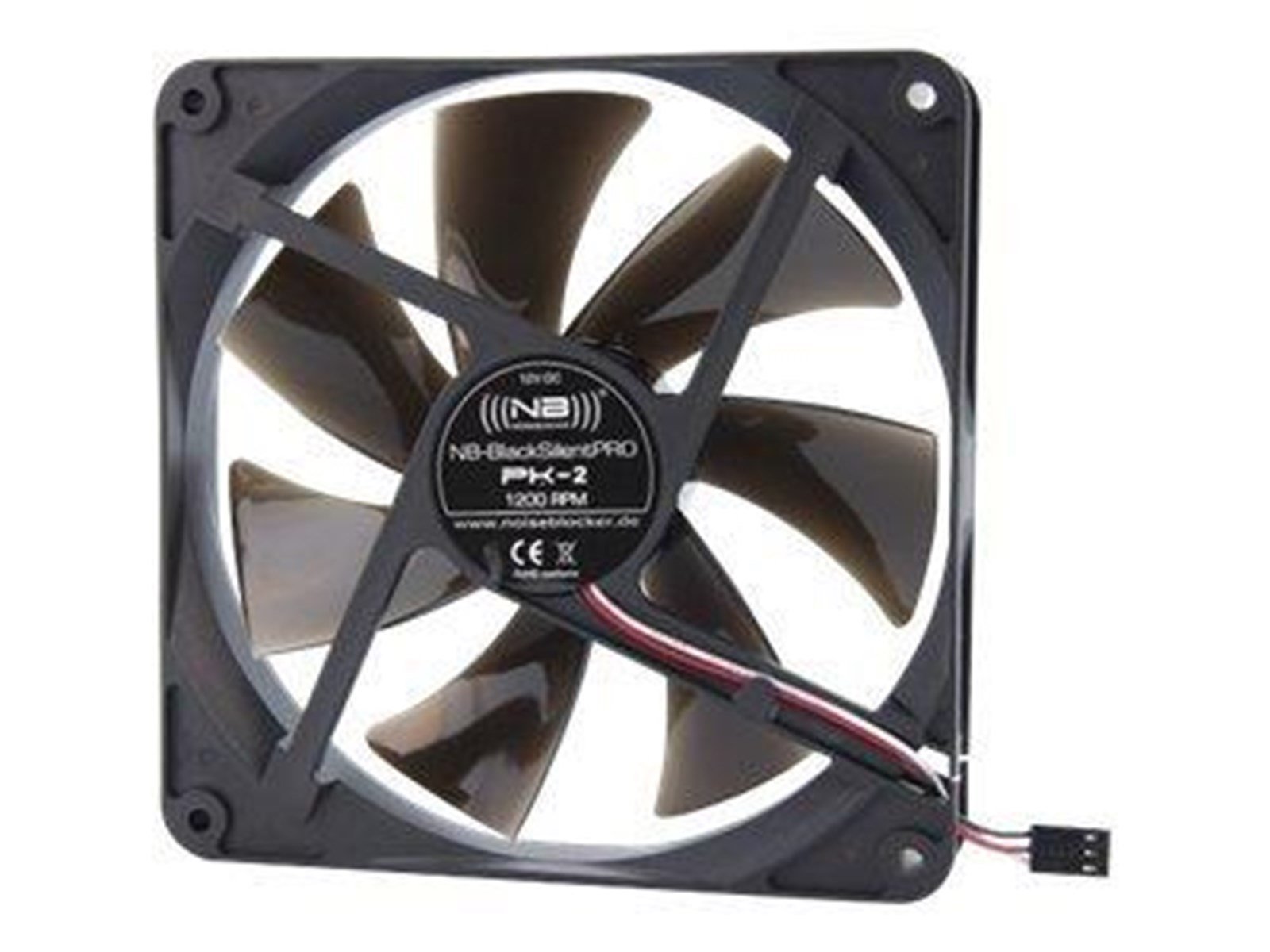 Blacknoise Noiseblocker BlackSilentPRO PK-3 - Gehäuselüfter - 140mm - Schwarz