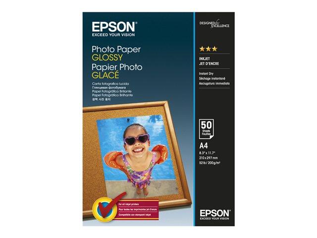 Epson - Fotopapier, glänzend - A4 (210 x 297 mm) - 200 g/m2 - 50 Blatt