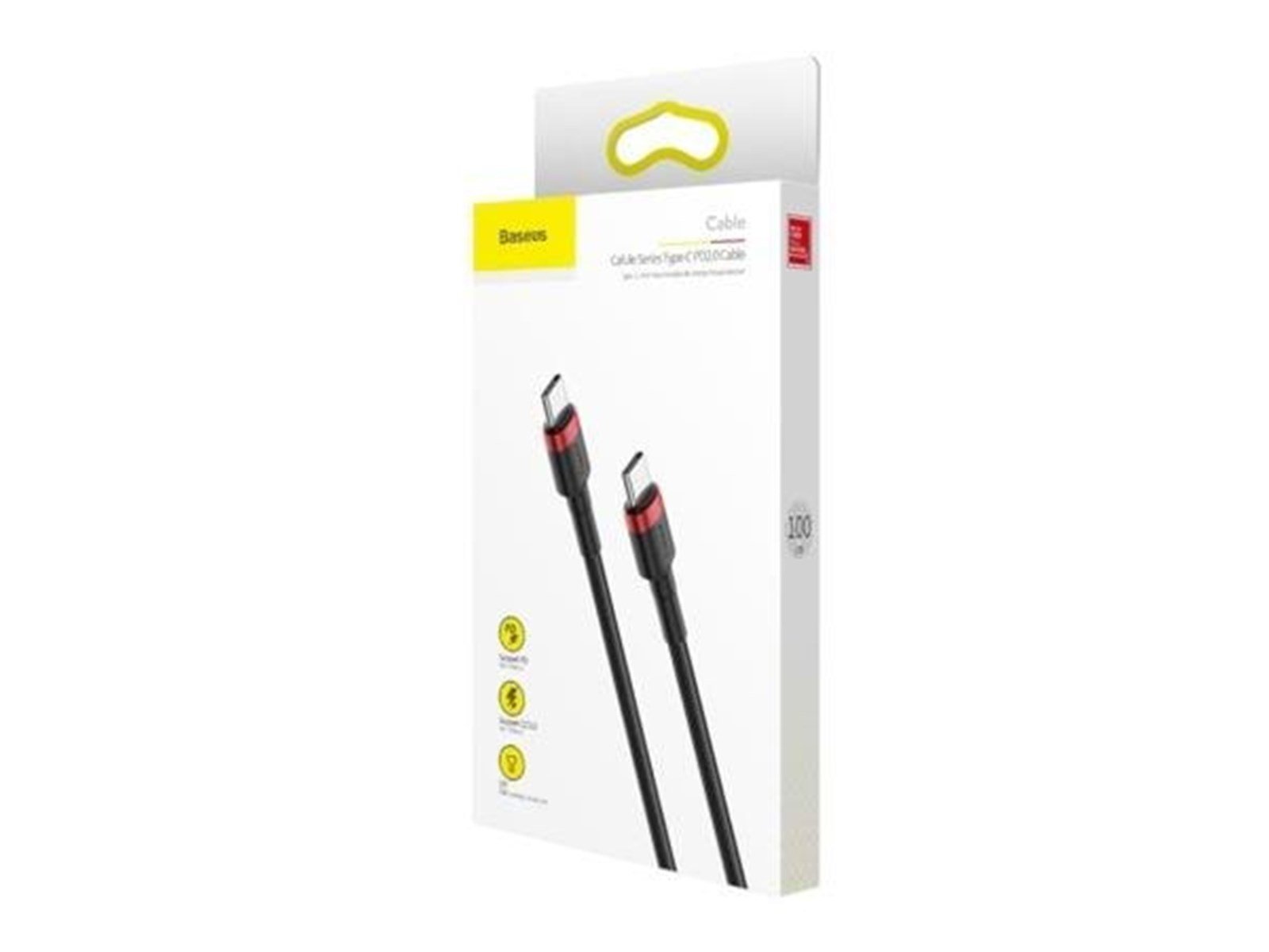Baseus USB-C - USB-C - 1m - Schwarz