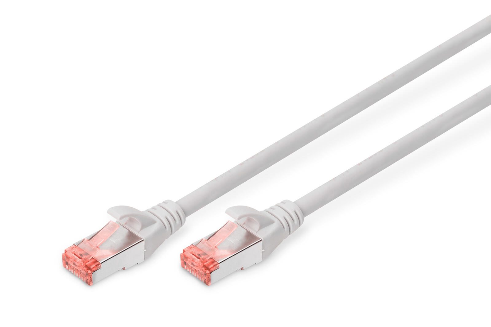 DIGITUS Patch-Kabel RJ-45 (M) zu RJ-45 (M) 0.25m Kupfer S/FTP Cat 6 grau (DK-1644-0025)
