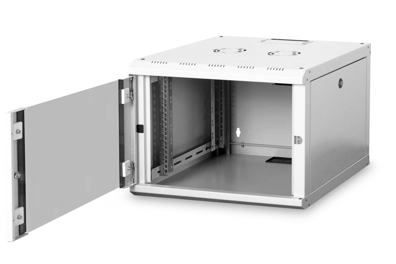 Digitus 7HE 19'-Wandgehäuse Unique Serie RAL 7035 grau