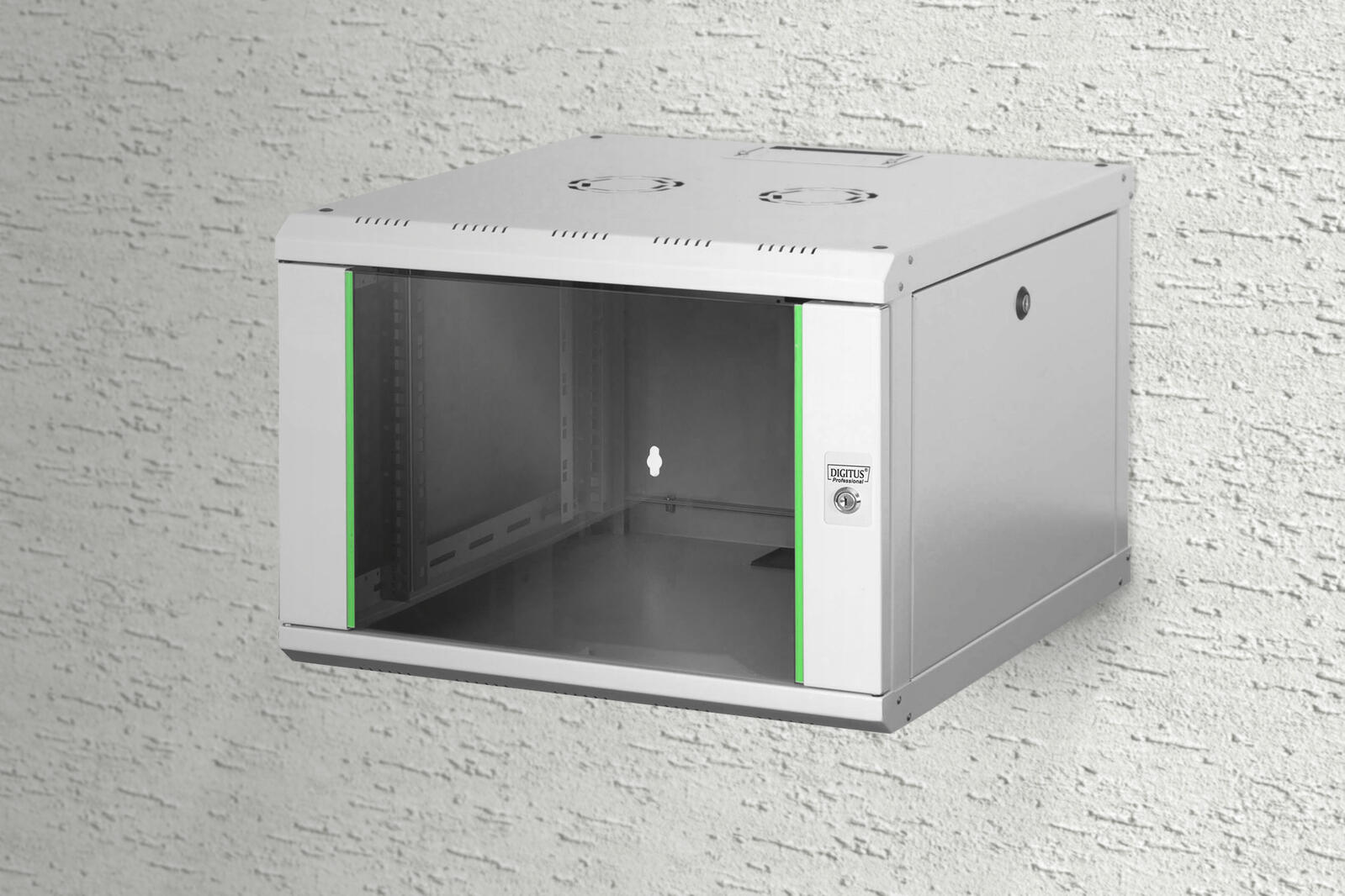 Digitus 7HE 19'-Wandgehäuse Unique Serie RAL 7035 grau