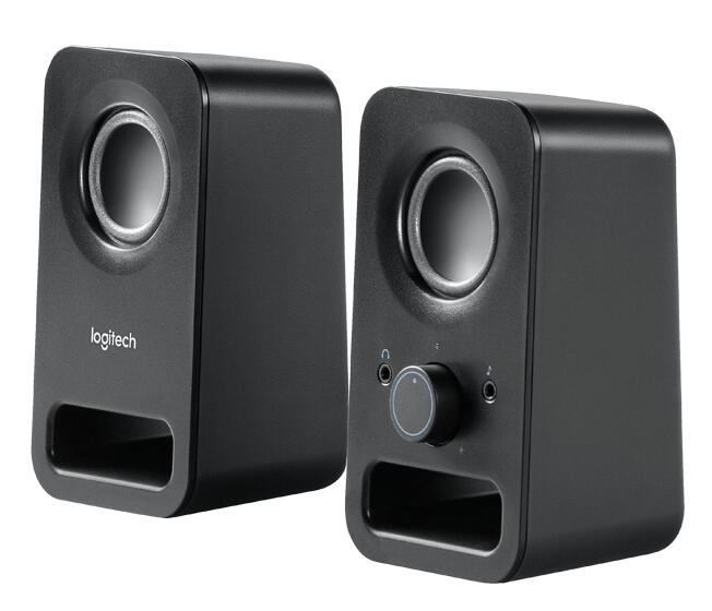 Logitech Z-150 kompakte Stereo-Lautsprecher, schwarz