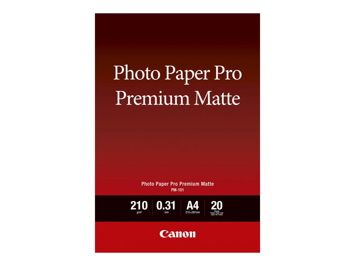 Canon PM-101 Premium-Fotopapier matt A4 210x297mm 210 g/m² - 20 Blatt