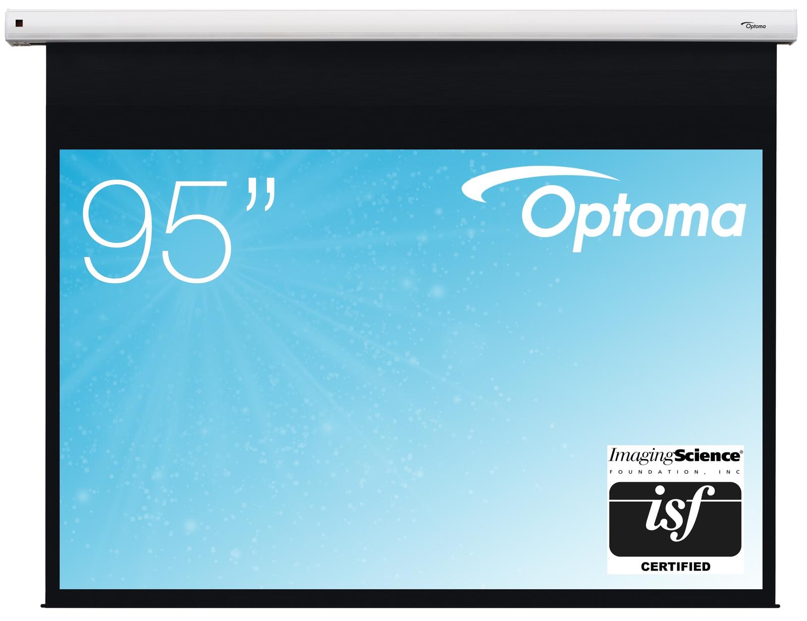 Optoma EGA series DE-1095EGA motorisierte Leinwand für Wand-/Deckenmontage, 16:10, (95') 241 cm