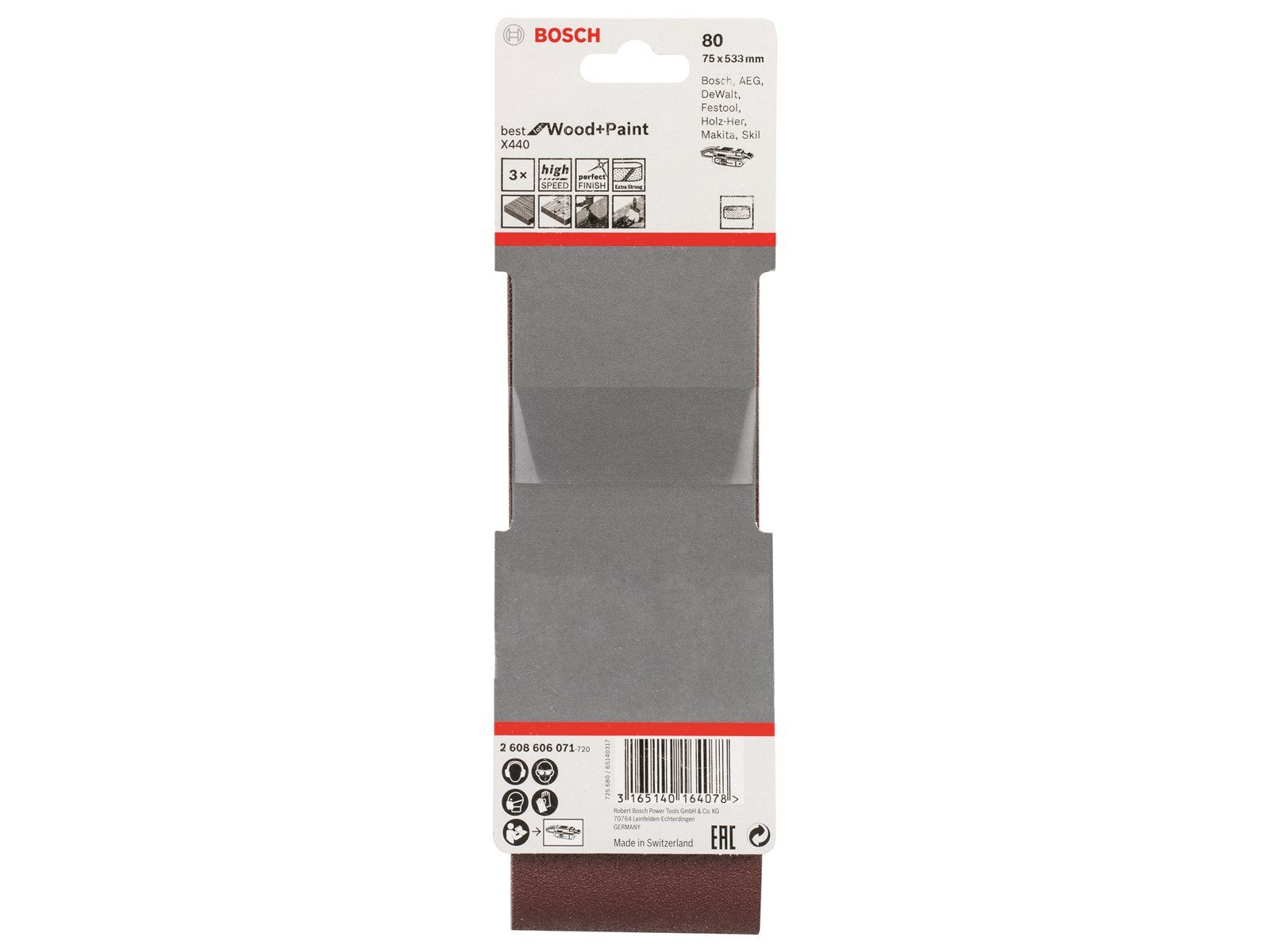 Bosch Best for Wood slibebælte