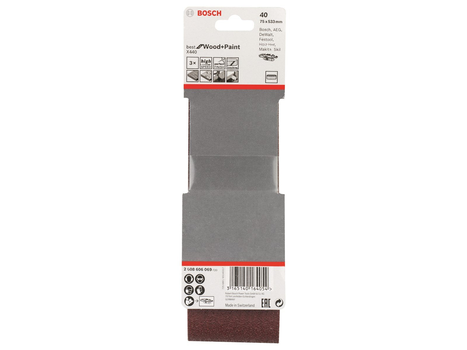 Bosch Best for Wood slibebælte
