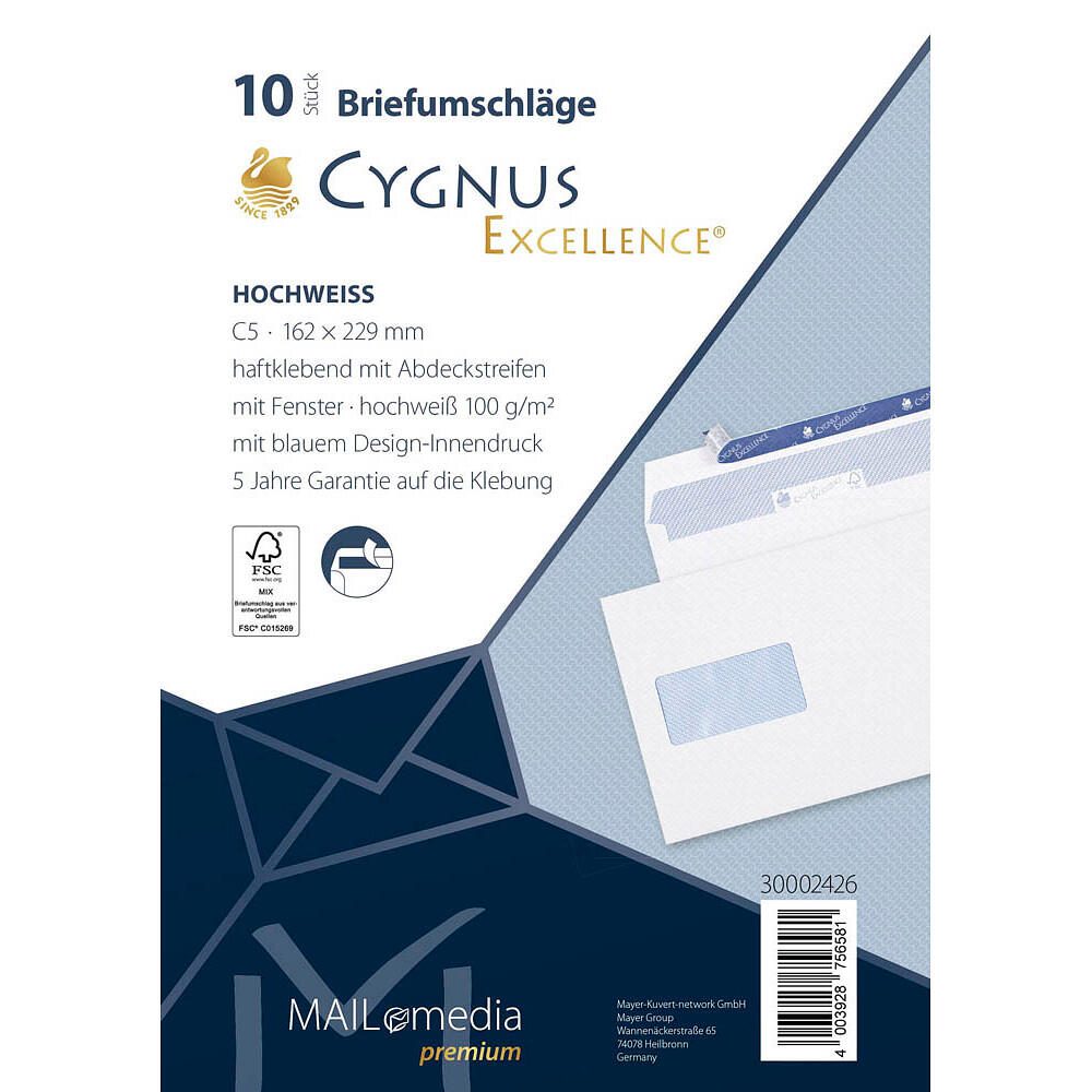 MAILmedia Briefumschläge Cygnus Excellence DIN C5 - 10 Stück