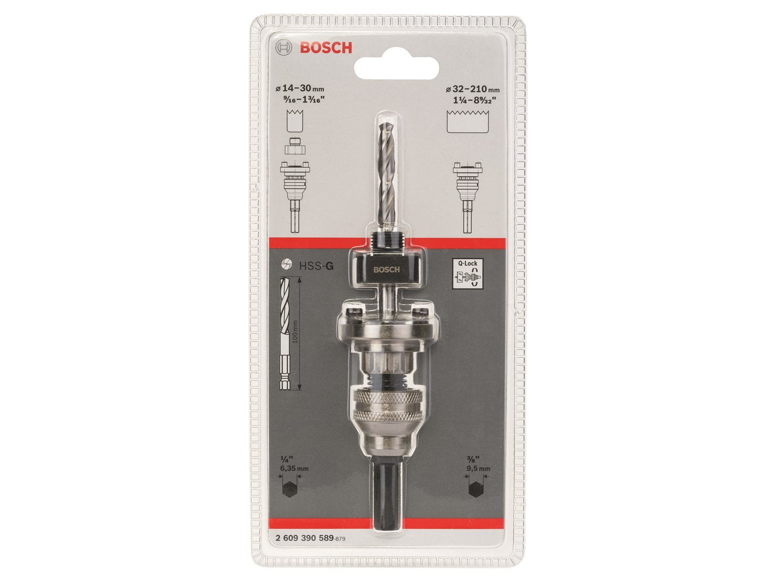 Bosch HULSAV ADAPTER HEX 11MM M/BOR 14-30MM