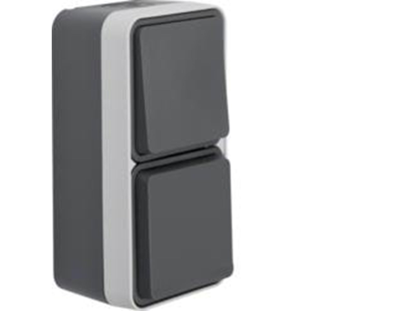 Berker Combination change over switch grey w1