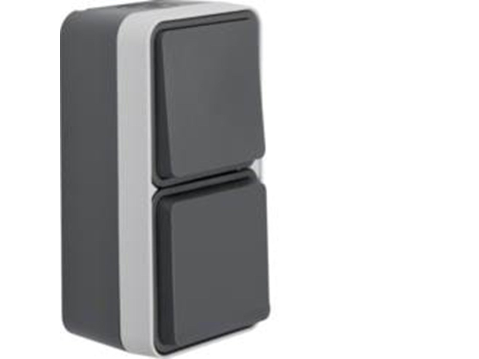 Berker Combination change over switch grey w1