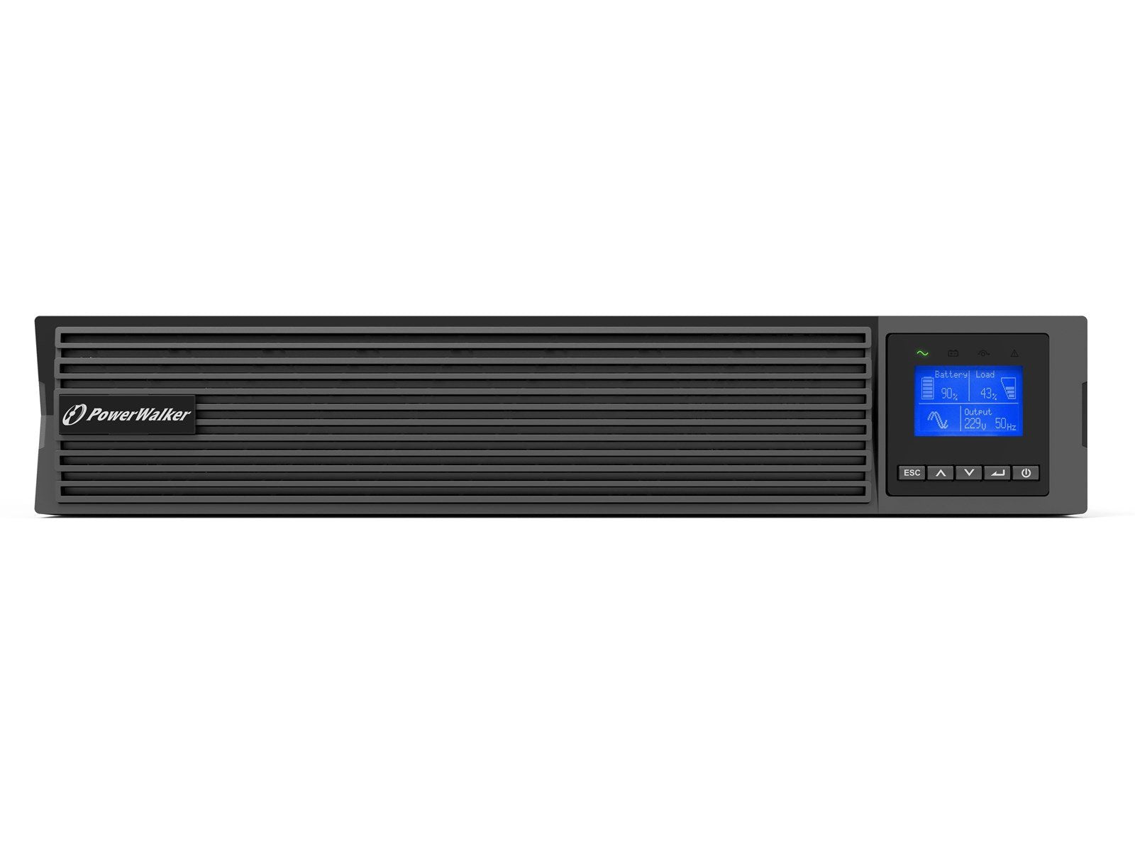 BlueWalker 10122199 - PowerWalker VFI ICR IoT - 3000VA/3000W - On-Line UPS