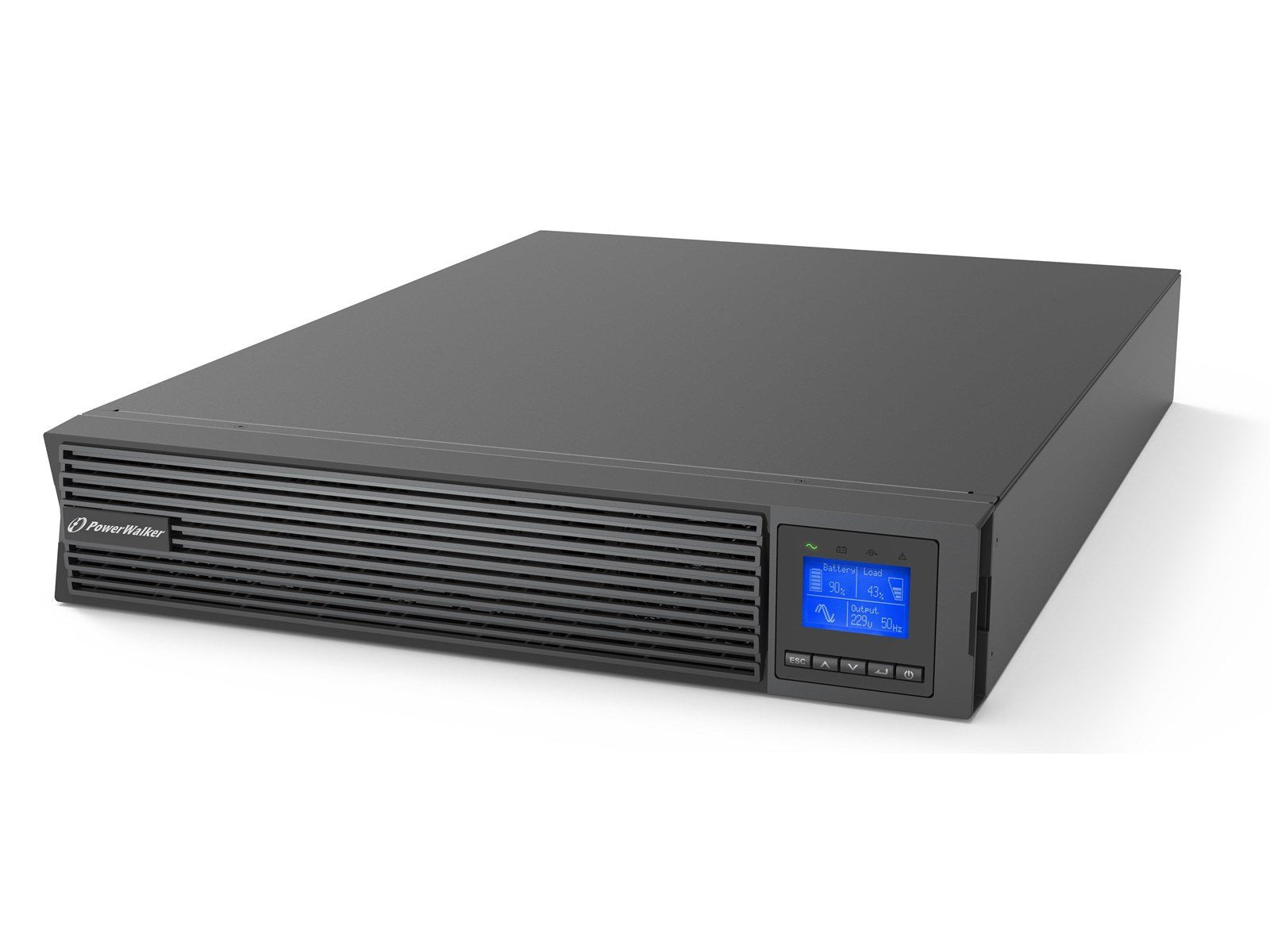 BlueWalker 10122199 - PowerWalker VFI ICR IoT - 3000VA/3000W - On-Line UPS