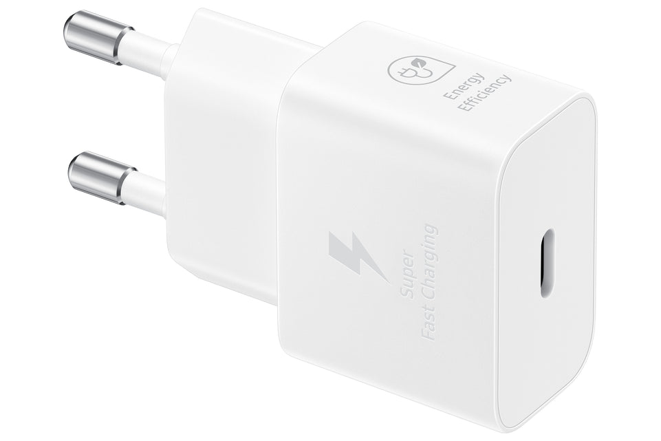 Samsung Galaxy Power Adapter USB Type C 25W 1m White