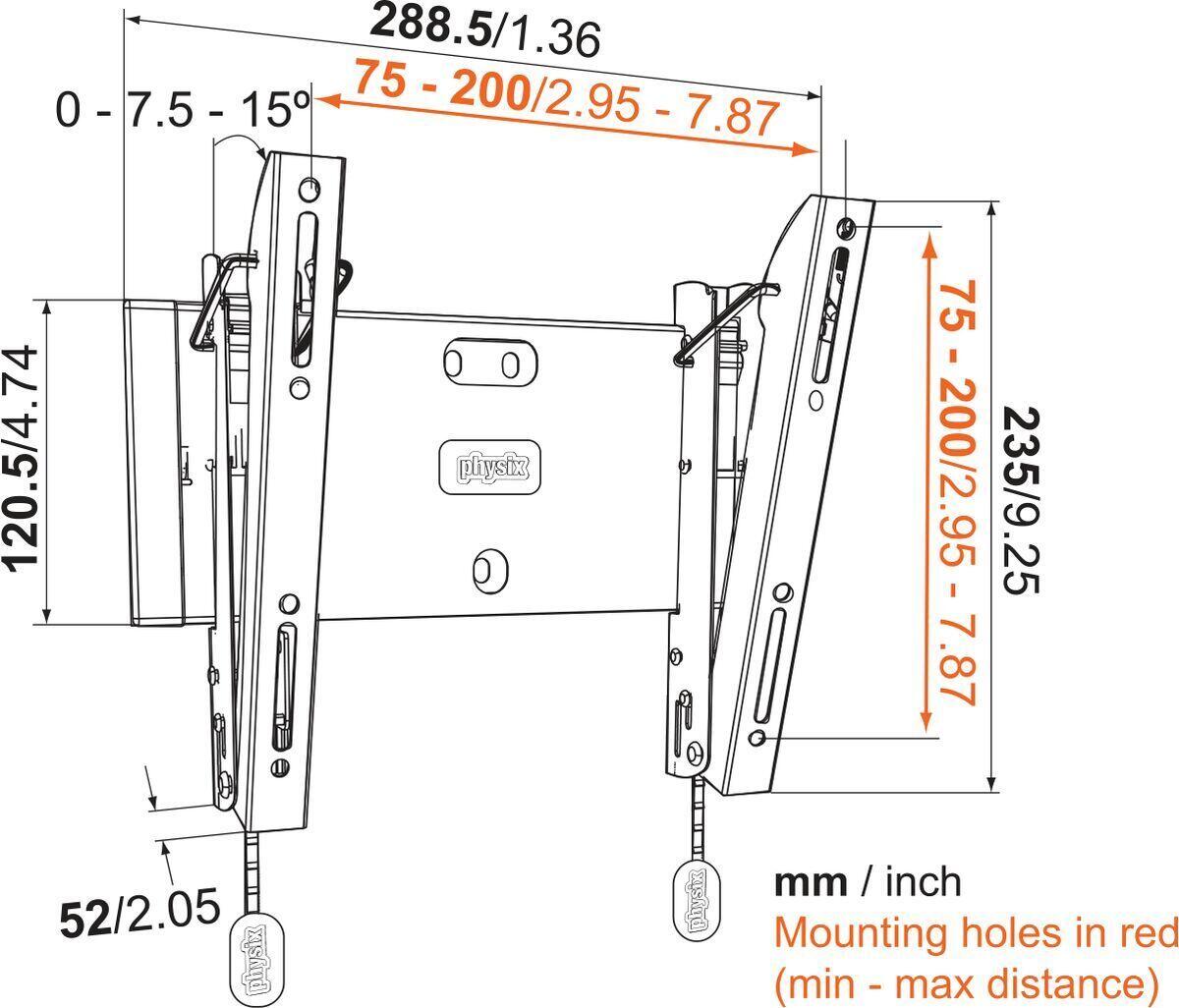 Vogel's BASE 15 S TV-Wandhalterung für 48-104 cm (19-40')