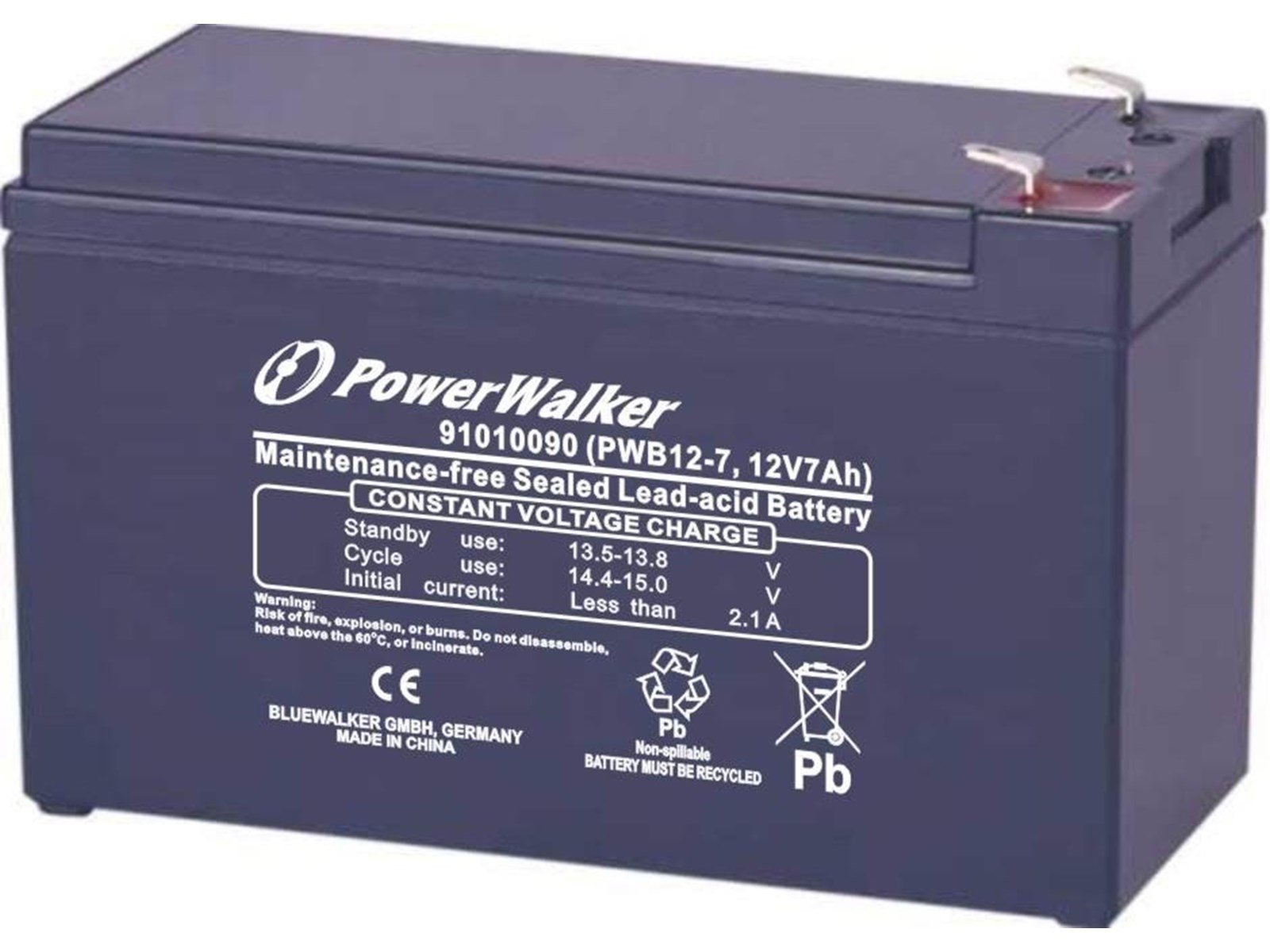 BlueWalker PowerWalker PWB12-7 - 7Ah/12V