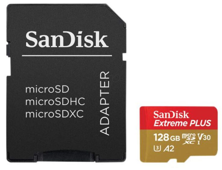 SanDisk Extreme PLUS Speicherkarte 128 GB