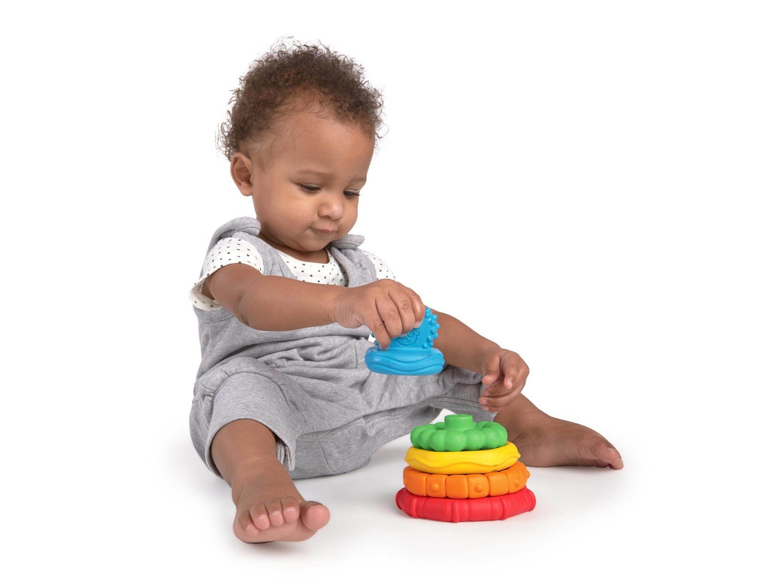 Baby Einstein Stack & Teethe™ Multi-Textured Teether Toy