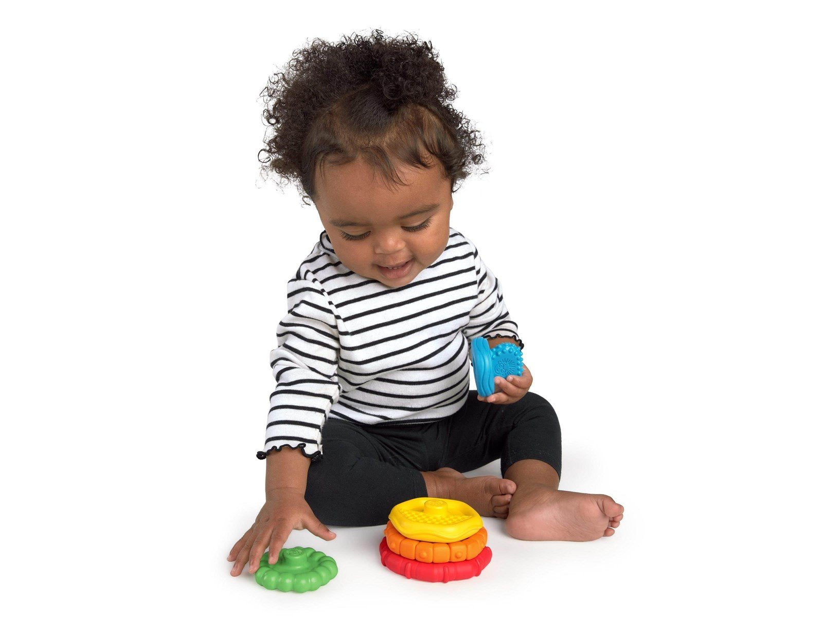 Baby Einstein Stack & Teethe™ Multi-Textured Teether Toy