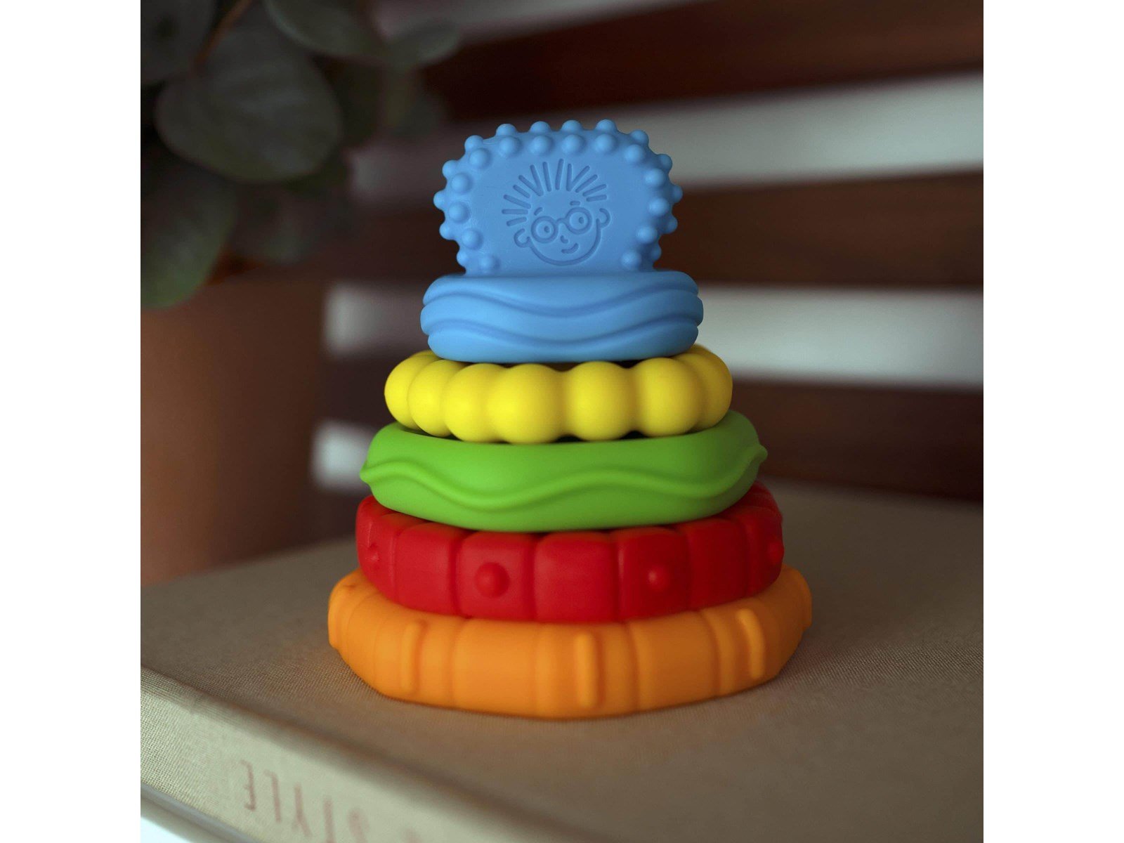 Baby Einstein Stack & Teethe™ Multi-Textured Teether Toy