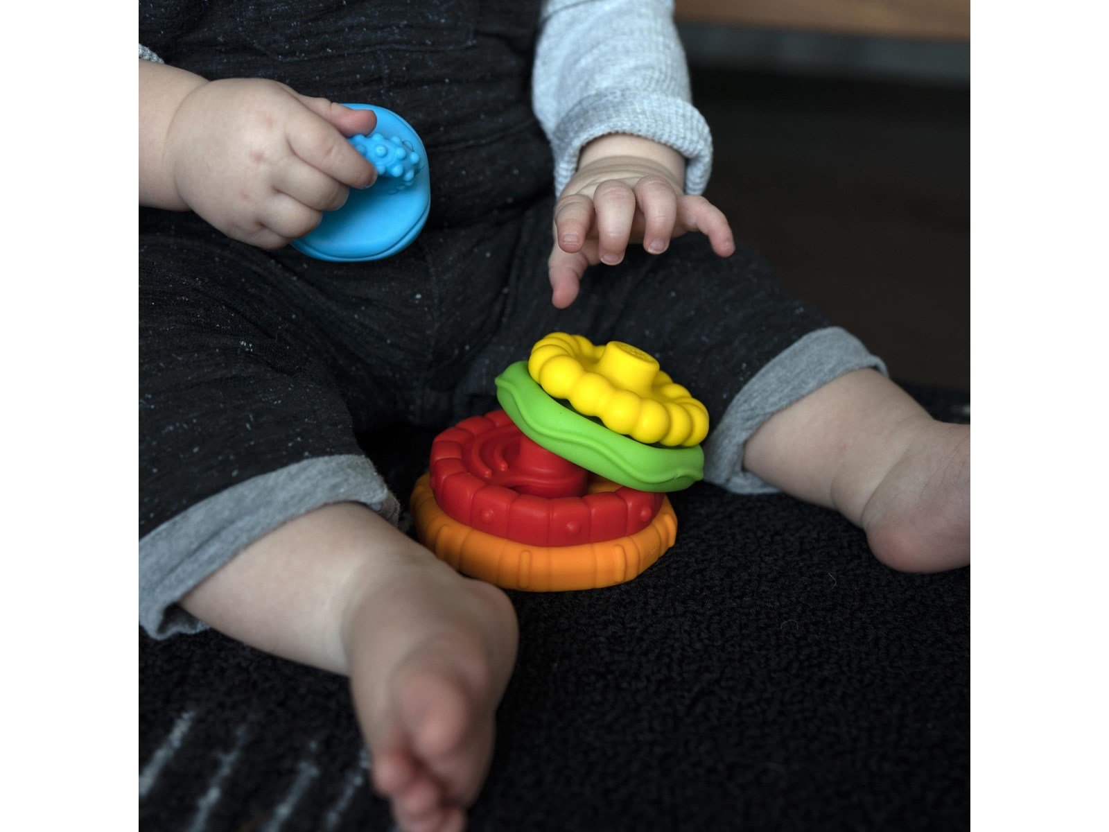Baby Einstein Stack & Teethe™ Multi-Textured Teether Toy