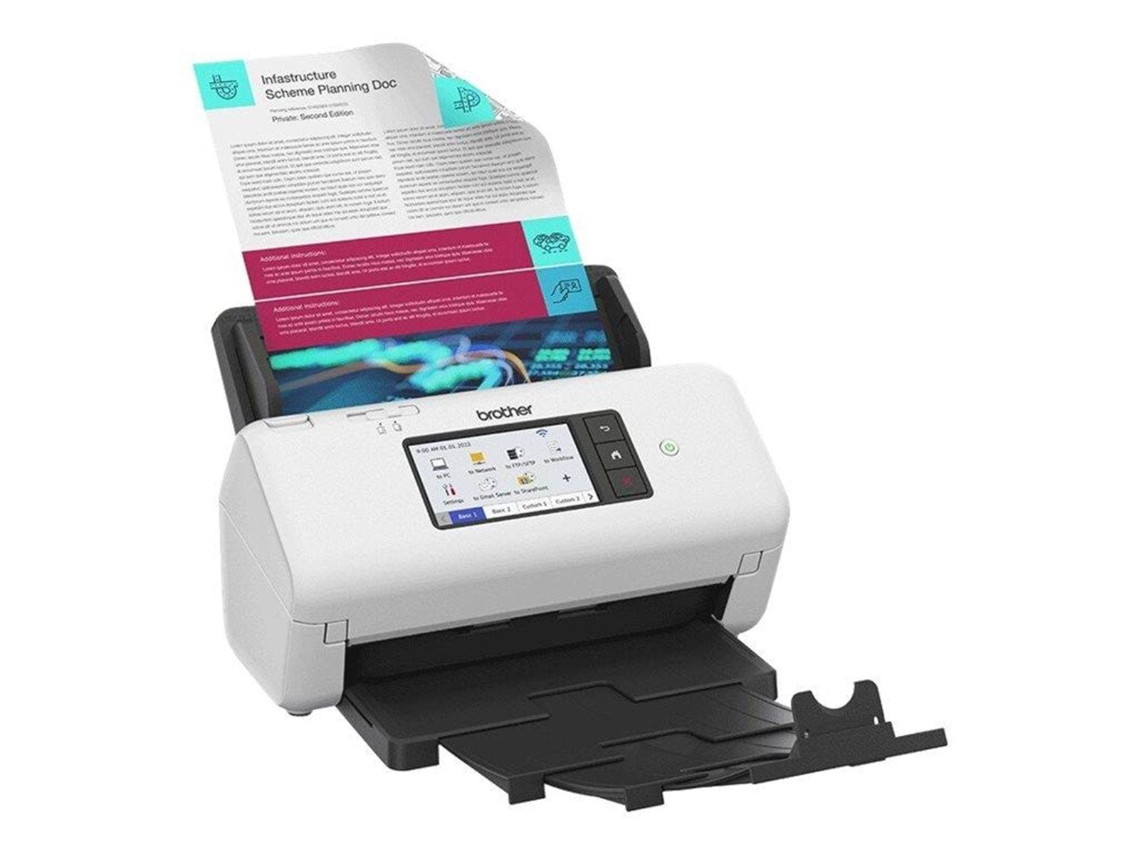 Brother ADS-4700W Desktop Document Scanner