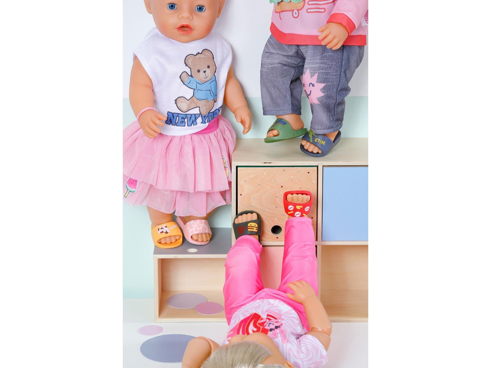 Baby Born Slippers 43cm assorted