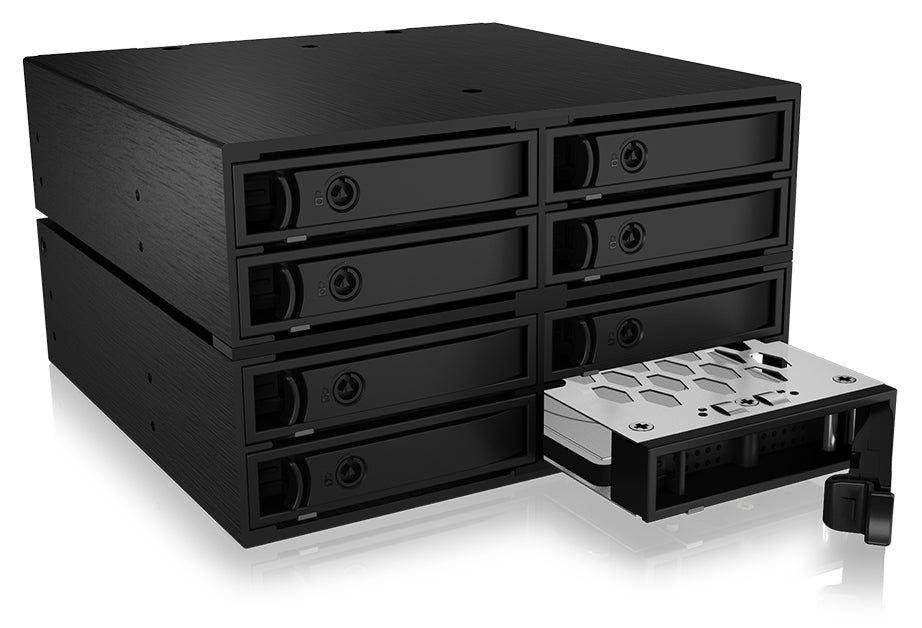 Backplane IcyBox 8x2,5" SATA/SAS HDD/SSD -> 2x 5,25" Schacht ret