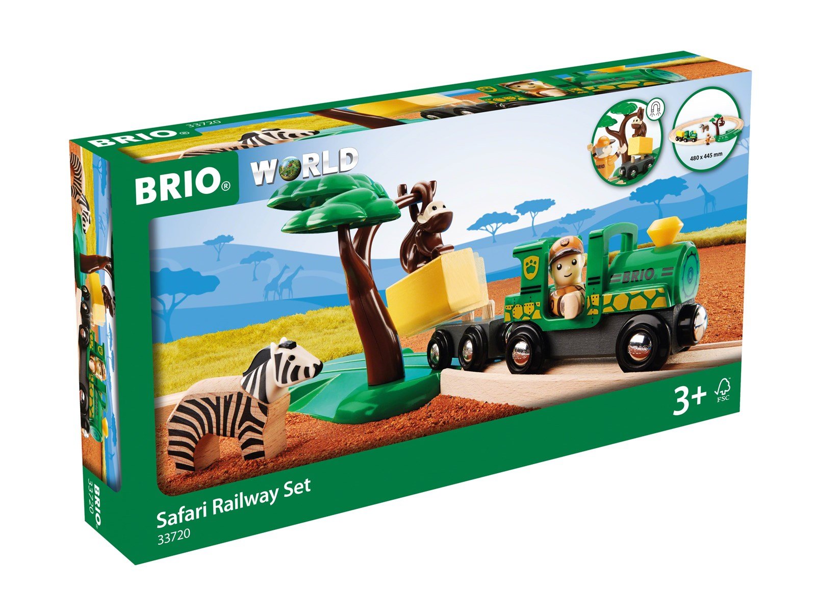 Brio Safari Railway Set