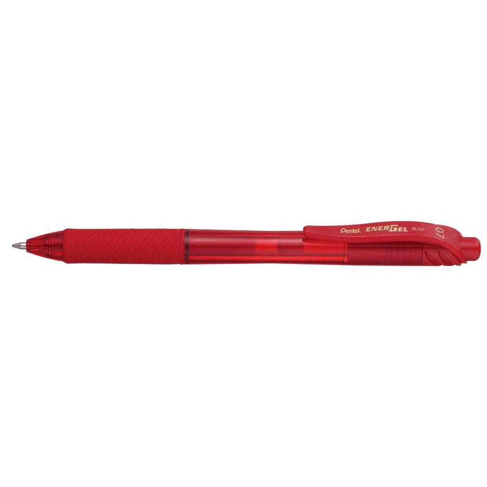 Pentel ENERGEL BL107 Gelschreiber rot/transparent 0,35 mm - Schreibfarbe rot