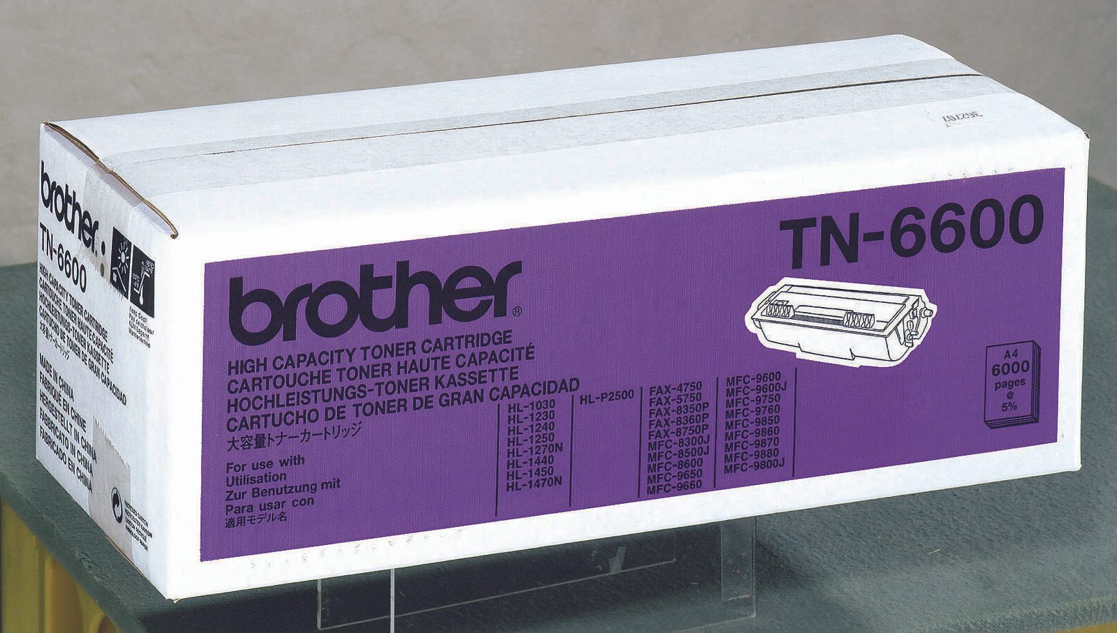 Brother Original TN6600 Toner schwarz 6.000 Seiten (TN-6600)