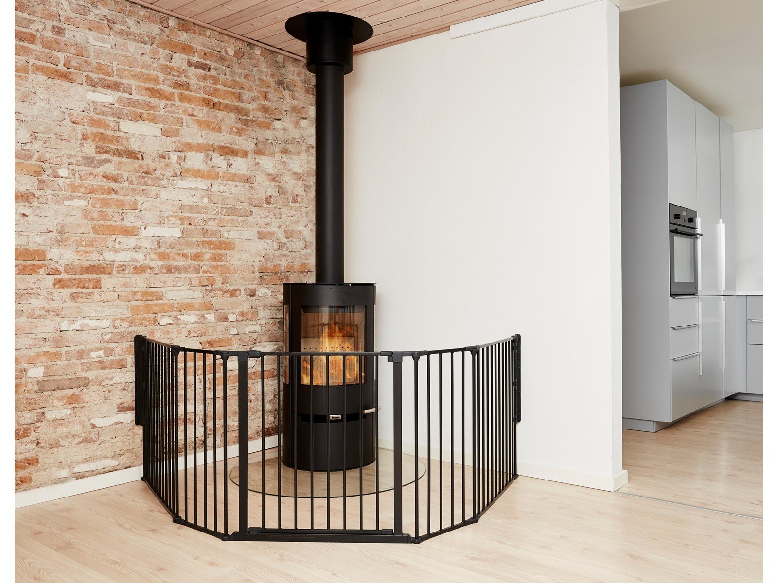 BabyDan Flex XL Safety Gate Black 223-278 cm